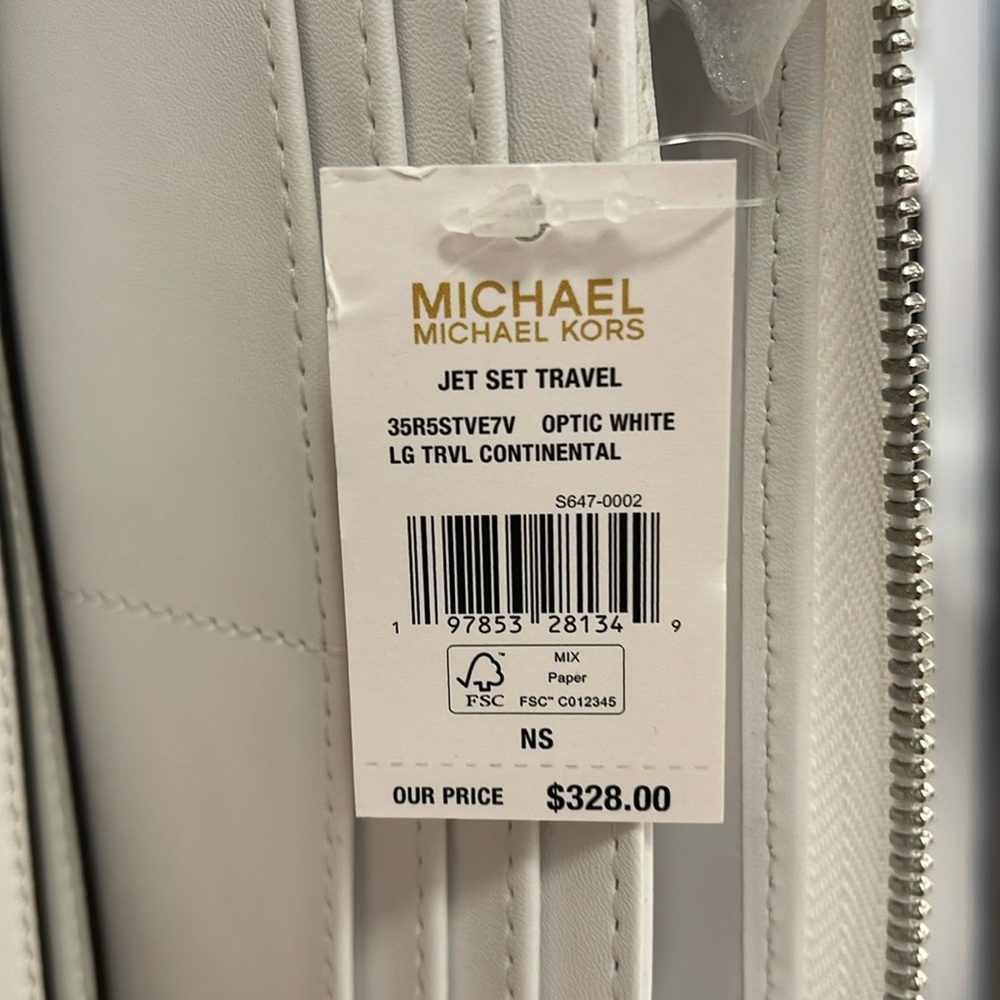 MICHAEL KORS
Continental Wristlet Phone Case Wallet
Optic White
NWT - Picture 5 of 16